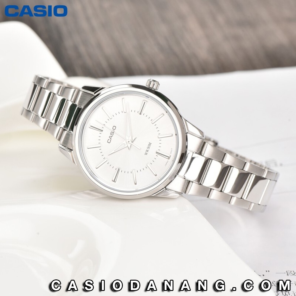 Đồng hồ nữ dây kim loại Casio chính hãng Anh Khuê LTP-1303D-7AVDF (30mm)