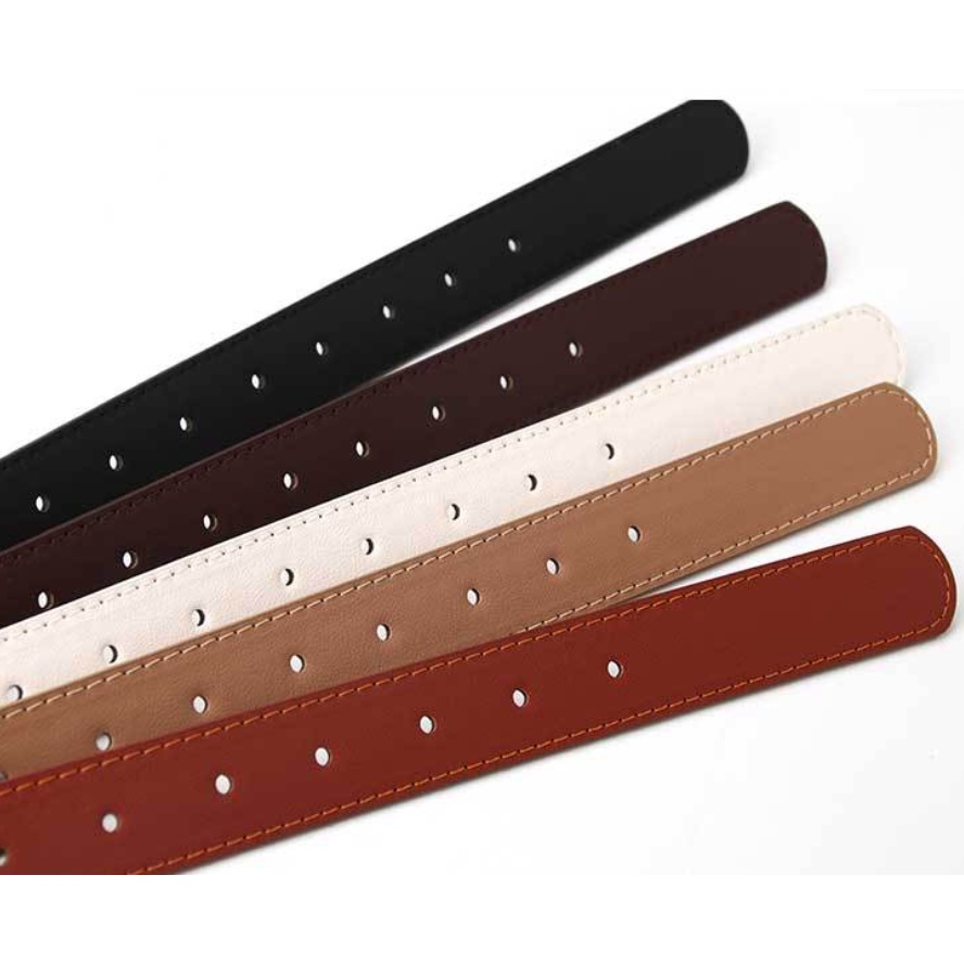 Thắt Lưng Nữ Thời Trang Mặt Khóa Kim Loại Hình Oval Chất Liệu Da PU TL010 ShopMaySG Dây Lưng Nữ, Dây Nịt Nữ