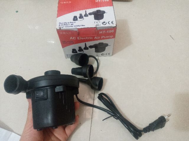 Bơm điện đa năng thổi hút 2 chiều, bơm bể bơi, bơm bóng