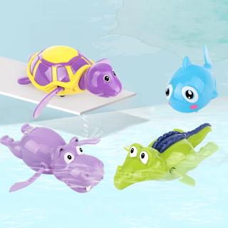 1 pcs Cute Swim Animal Wound-up Chain Clockwork Kid Bathing Toy