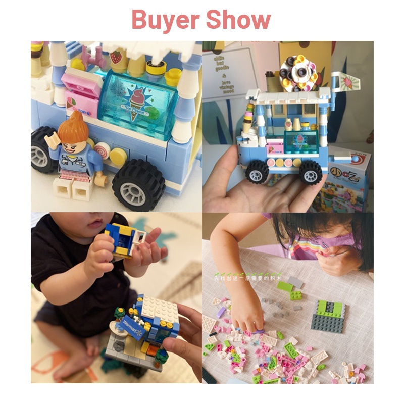 Bộ Đồ Chơi Lắp Ráp City Street View đồ chơi ghép hình thông minh trí tuệ phát triển tư duy cho bé quà tặng bạn bè