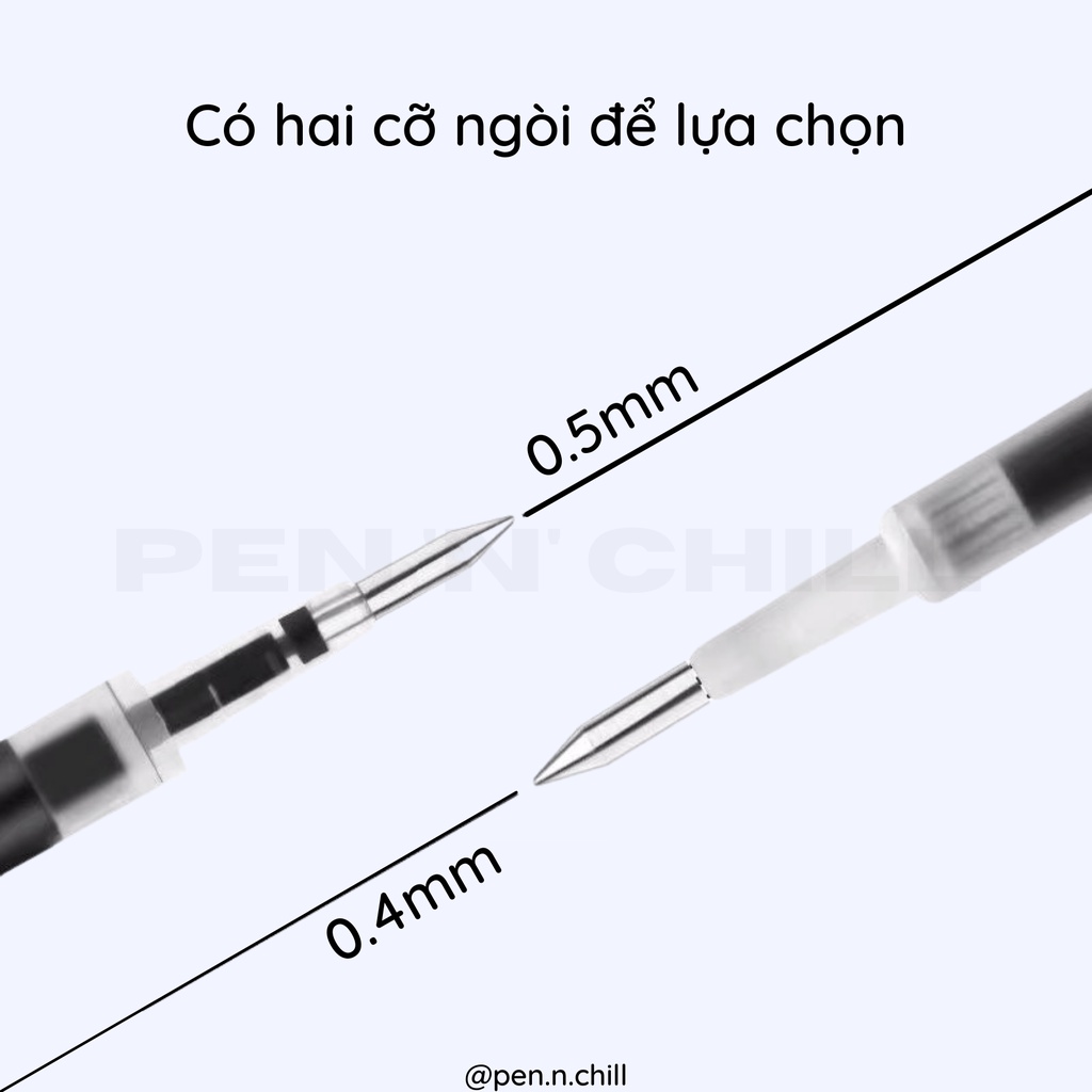 Ngòi Bút Bi Gel Khô Siêu Nhanh Zebra Sarasa Dry - Cỡ Ngòi 0.4mm/0.5mm