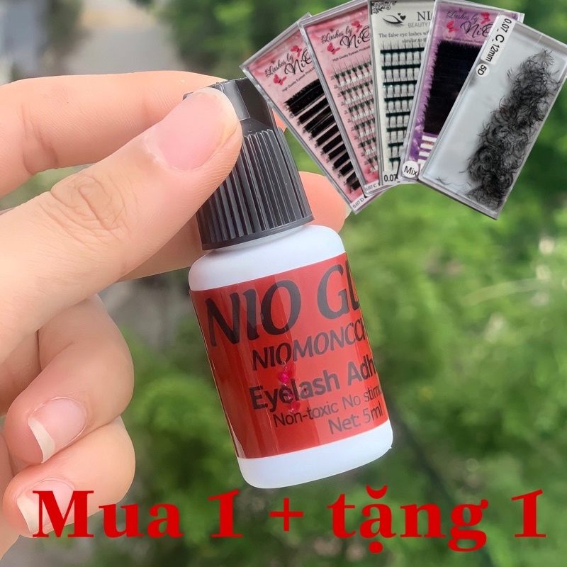 Keo nối mi không cay NIO GLUE moncchery 5ml [ Chính Hãng ]