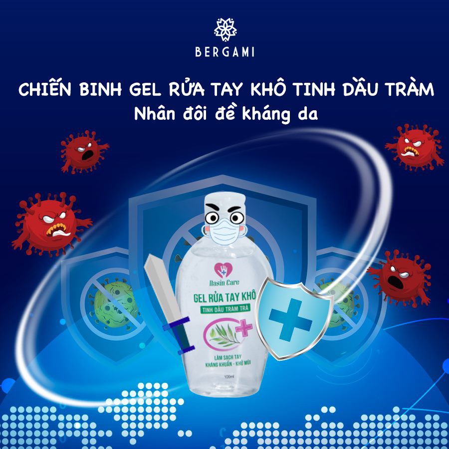 COMBO Gel Rửa Tay + Xịt Kháng Khuẩn - Tiêu Diệt 100% Vi Khuẩn Gây Bệnh - Bảo Vệ Cơ Thể Trong Mùa Dịch