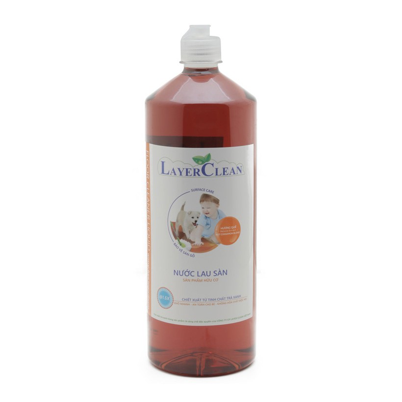 Lau sàn hữu cơ siêu đậm đặc Layer Clean - 1.25L