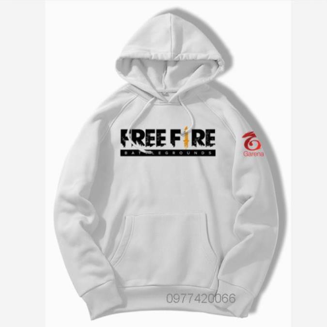SP BÁN CHẠY -  NEW- áo free fire, áo hoodie freefire, áo hoodie game fire - Hàng loại đẹp - MUA NGAY  / co size trẻ em
