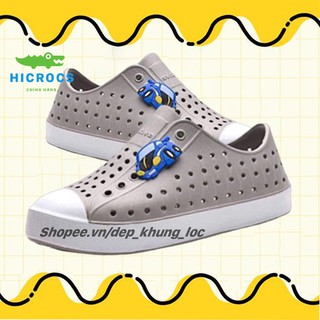 giày native 💖FREESHIP💖giày native màu xám đế trắng HICROSSJT47