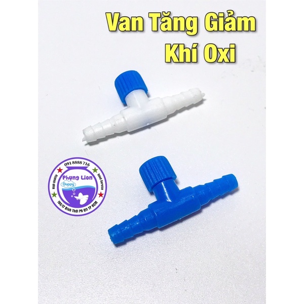 Van Tăng Giảm Lưu Lượng Khí Oxi Cho Hồ Cá Cảnh.