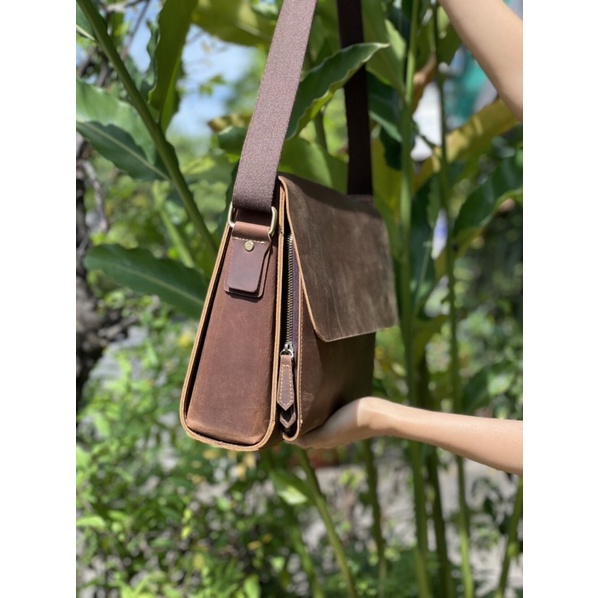 TÚI XÁCH NAM DA BÒ ĐỰNG LAPTOP 14IN CỰC CHẤT CSD17