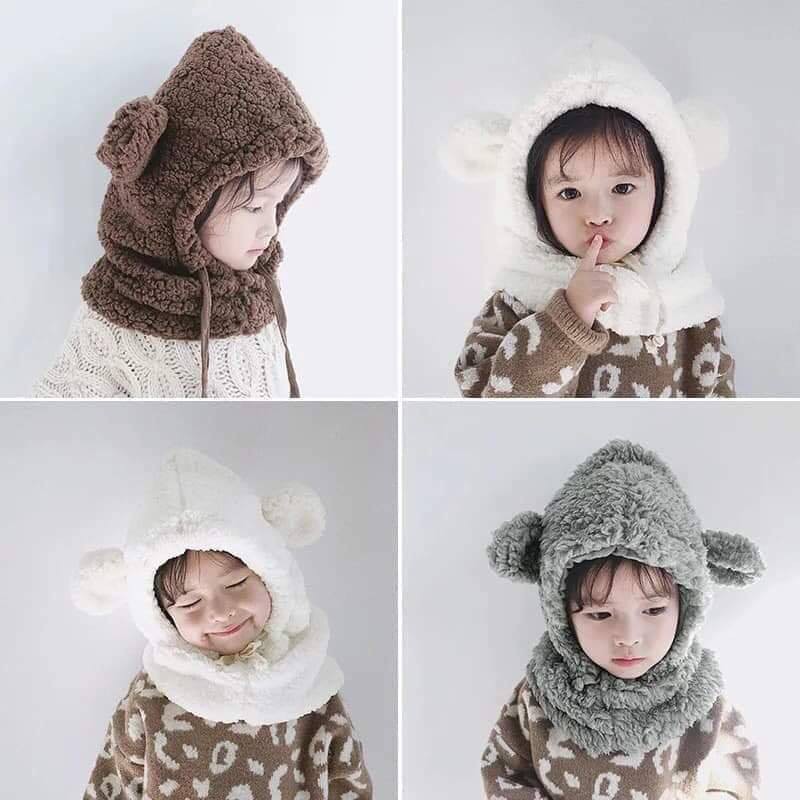 Mũ lông cừu 2 màu