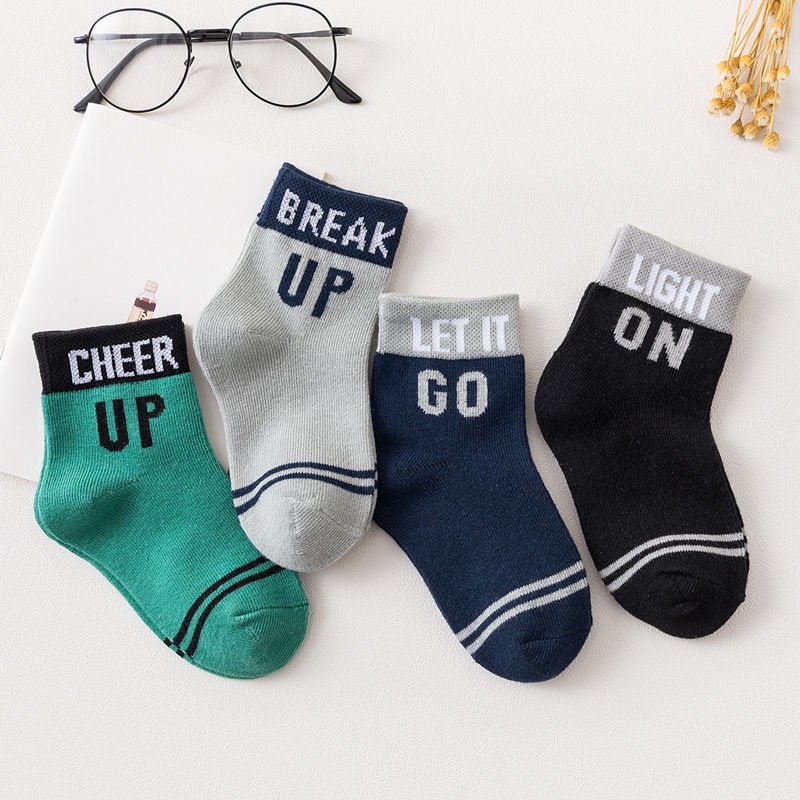 1 Đôi Vớ Cổ Cao Cho Bé, Tất Trẻ Em Vải Mềm Mịn 2-4 Tuổi