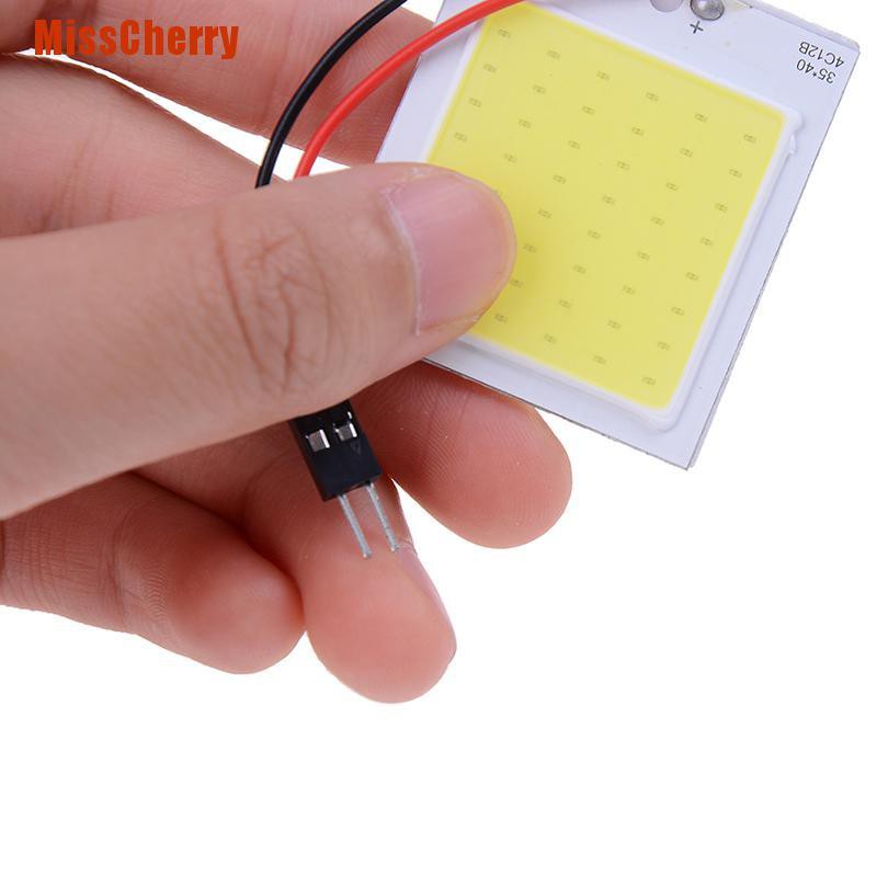 Bảng Đèn Led 48 Smd Cob 3w 12v Ánh Sáng Trắng Cho Xe Hơi