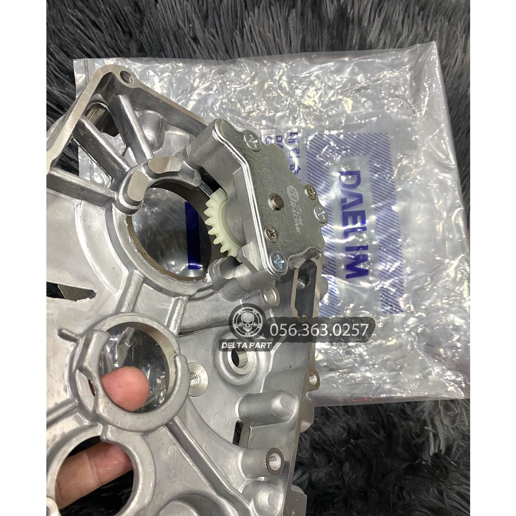 Lốc Bơm Nhớt Rời 110 dày cao cấp DEALIM + Bơm nhớt Rời Độ SUM RACING dùng cho Dream Wave , Si 50 , EX 50....