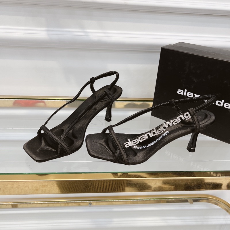Sandal alex wang quai chữ đá gót nhọn kèm hộp hãng