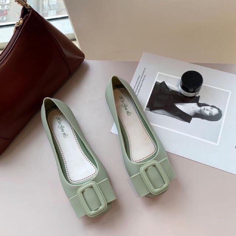 Giày búp bê nơ cao su chống thấm nước | BigBuy360 - bigbuy360.vn