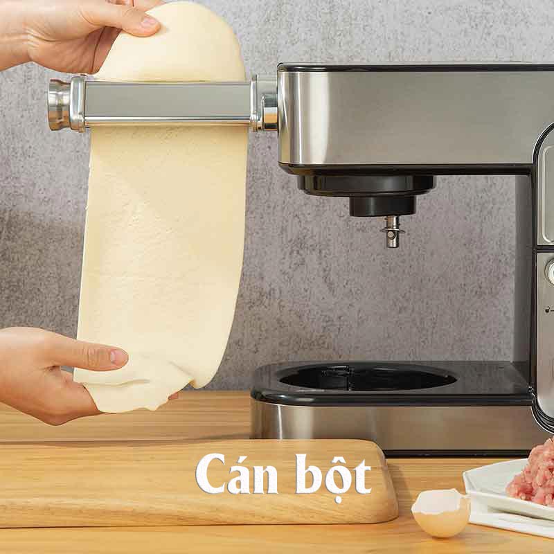 Dụng Cụ Cán Bột, Cán Sợi Mì, Cán Sợi Phở Inox Cao Cấp Cho Máy Trộn Bột Làm Bánh Hàng Chính Hãng