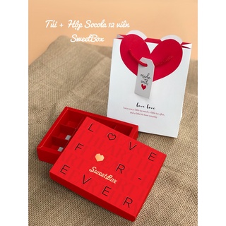 Hộp đựng socola 24 viên mẫu Forever
