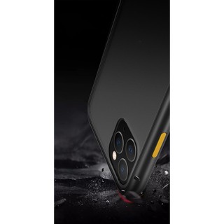 Ốp Lưng Trong Suốt Viền Shield Matte Color cho iPhone 11 Pro Max.