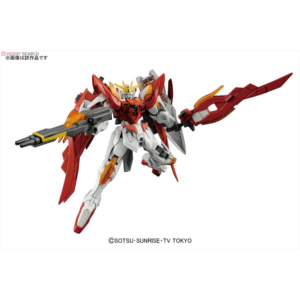 [Bandai] Mô hình lắp ráp Gundam HGBF 033 Wing Gundam Zero Honoo