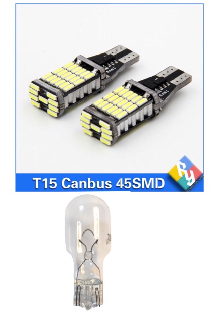 Bóng Led đèn lùi siêu sáng xe ô tô - Đủ chân bóng cho các dòng xe