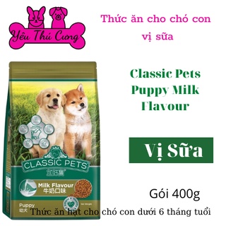 Thức ăn cho chó hạt classic pets 400g dành cho chó lớn chó con-yêu thú cưng