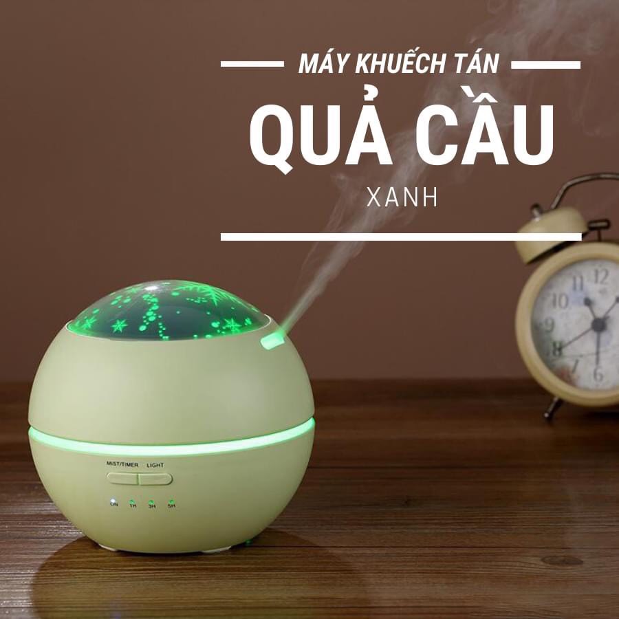 MÁY KHUẾCH TÁN PHUN SƯƠNG TINH DẦU QUẢ CẦU TRÒN NGƯỜI | MÁY XÔNG TINH DẦU | MÁY LÀM THƠM PHÒNG famimark.com