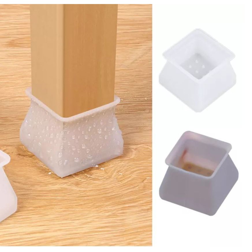 Vỏ bọc chân bàn ghế KAVA silicon smart chống trầy sàn nhà, chống ồn