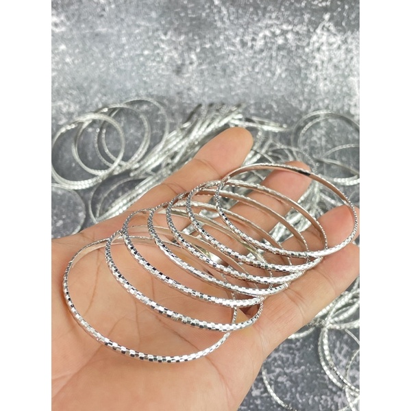 BỘ VÒNG XIMEN 7 CHIẾC KHÔNG KHÓA MẠ VÀNG TRẮNG CAO CẤP