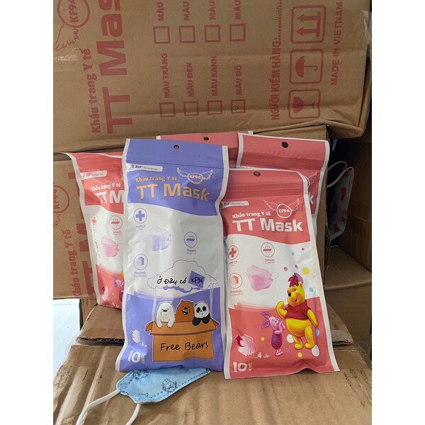 Khẩu Trang Y Tế 4D -KF94 Cho Trẻ Em từ 2-10 tuổi