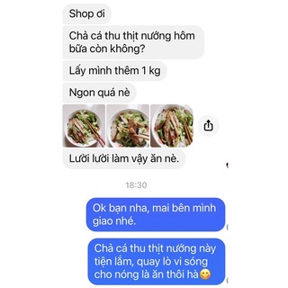 [GIAO HỎA TỐC SG] Chả cá thu thịt nướng (460g-480g)