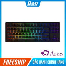 Bàn phím cơ AKKO 3087S RGB Black (Cherry Switch Brown)