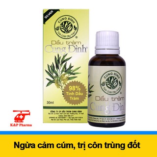 ✅ [CHÍNH HÃNG] Tinh dầu tràm Cung Đình Silver 15ml - 30ml | Ngừa cảm ho, cảm lạnh, sổ mũi, đau đầu, côn trùng cắn