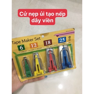 Bộ 4 size cử nẹp ủi tạo nếp dây viền