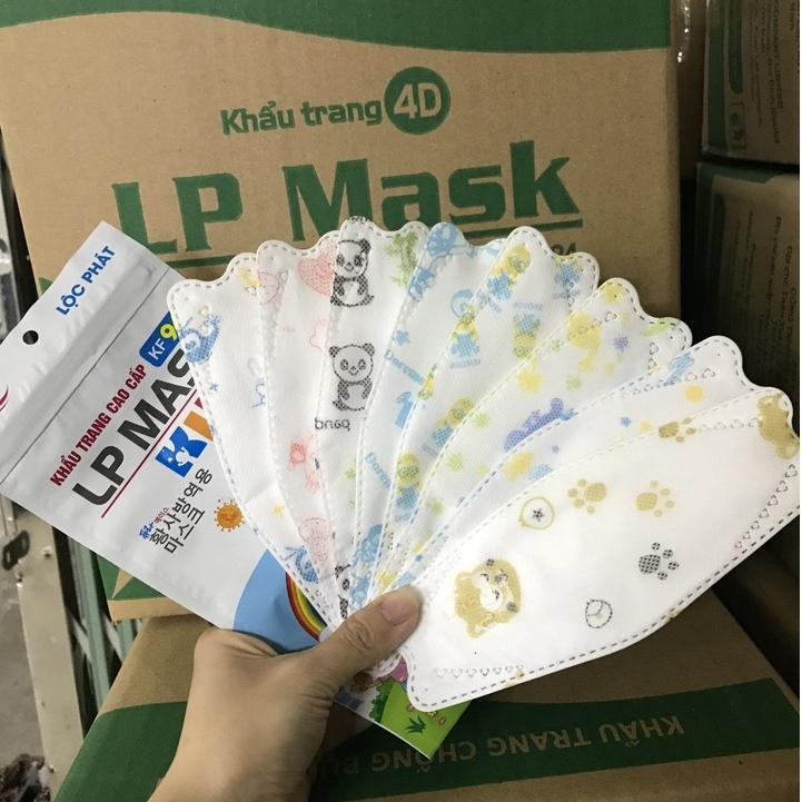 Thùng Khẩu Trang Trẻ Em KF94 LP Mask Kids Kháng Khuẩn, An Toàn Cho Bé