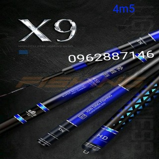 cần câu tay handing x9 3m6 catbon xoắn