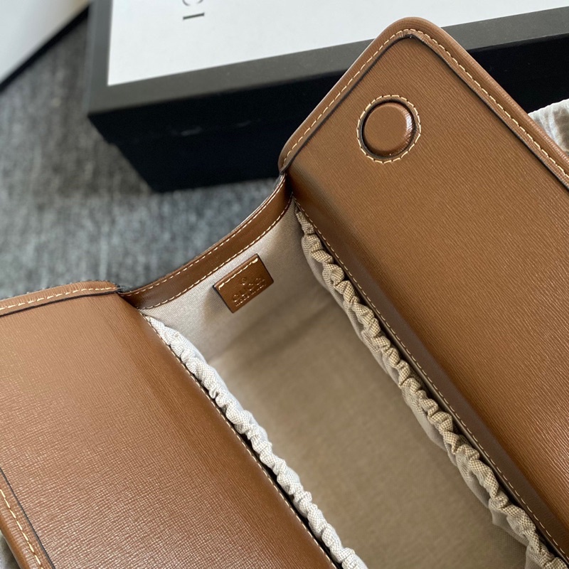 Túi xách nữ thương hiệu Gucci GC cao cấp da thật dáng hộp chữ nhật