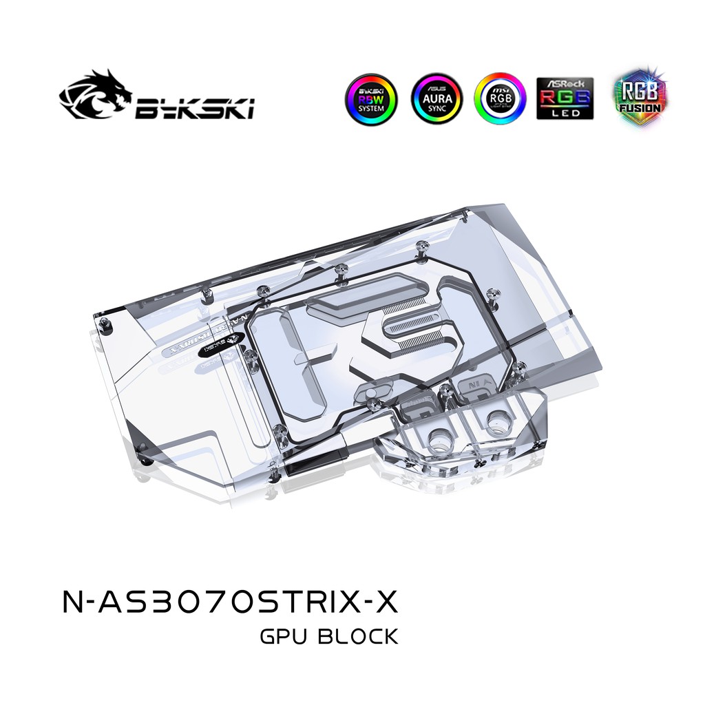 Block tản nhiệt nước VGA Asus 3070 Strix Tản nhiệt nước custom Hyno Store