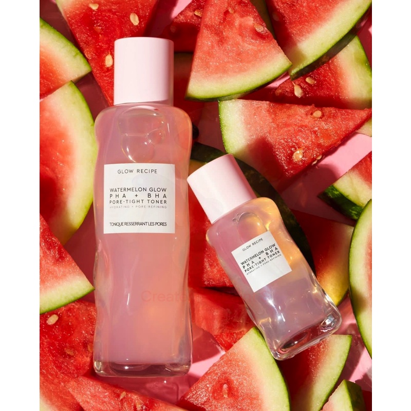 GLOW RECIPE 🌿Nước cân bằng da Watermelon Glow PHA + BHA Pore-Tight Toner