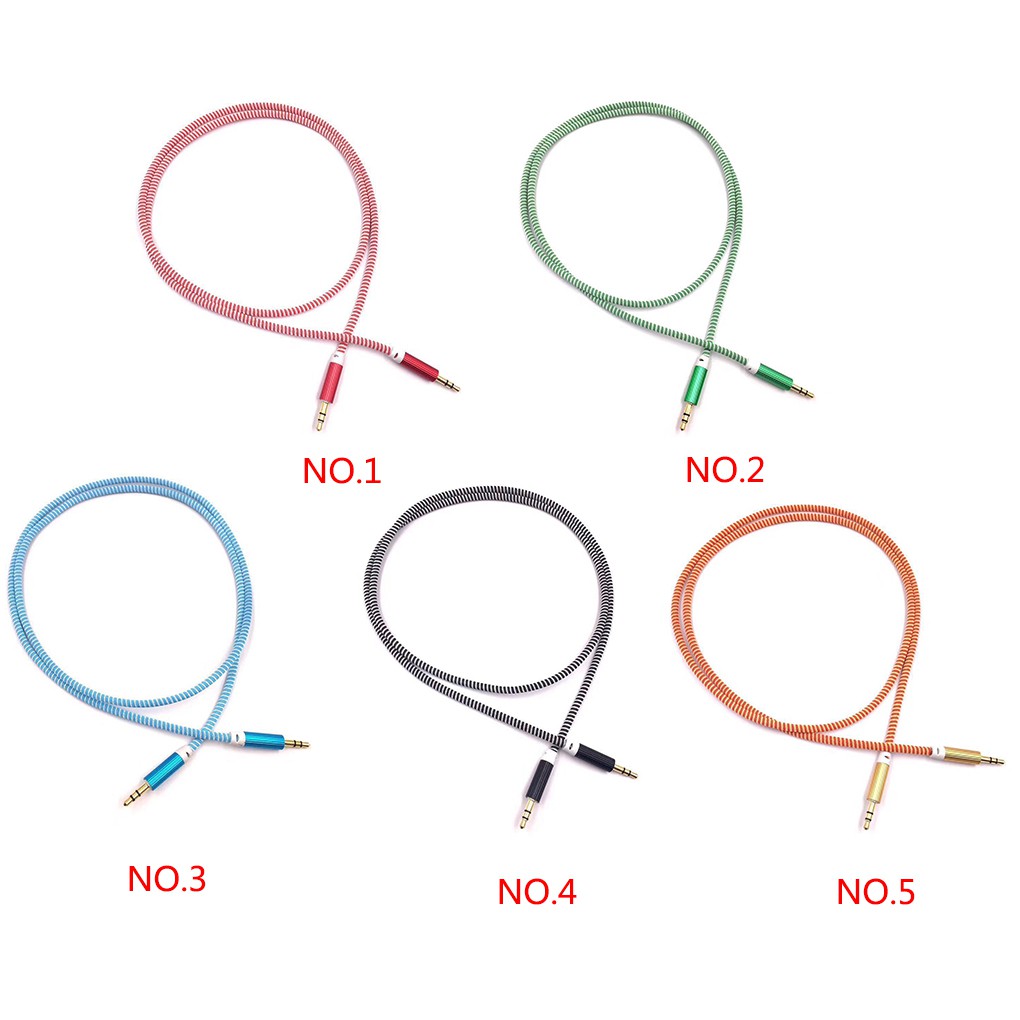 Dây cáp âm thanh AUX 3.5mm bện dây bện hợp kim đồng