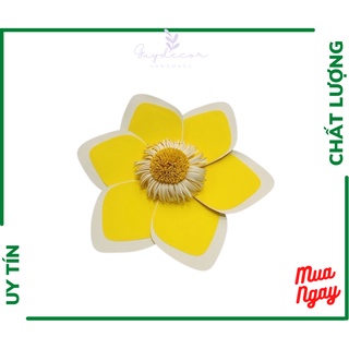 Set 14 Hoa Mai Hoa Giả - Giấy Mỹ Thuật Cao Cấp