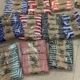 Bộ HM Cotton Kẻ Cổ 3 Phân Cho Bé (có nhiều màu)