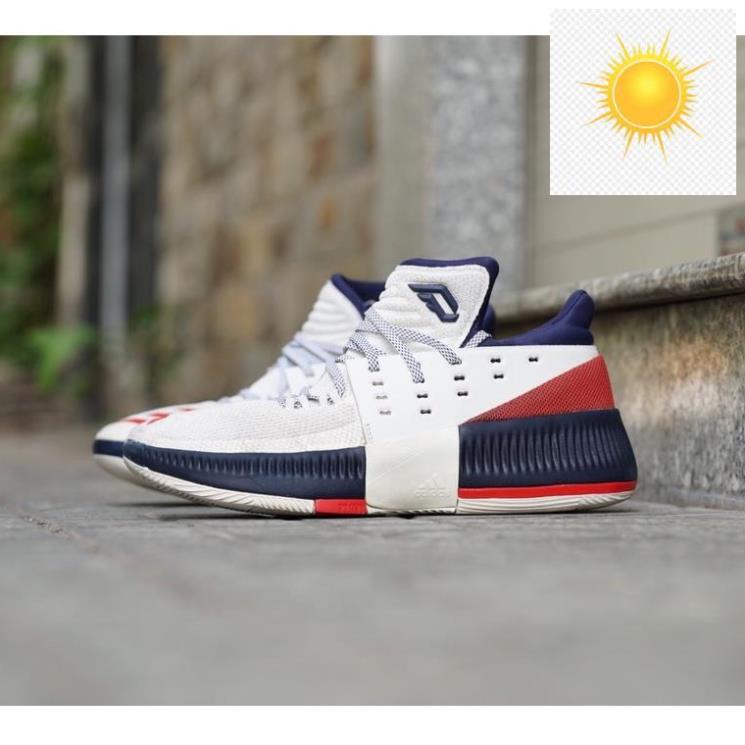 Giày Thể Thao  ADIDAS DAME LILLARD 3 BY3762 GIÀY CŨ CHÍNH HÃNG 💅 ✍️🤳