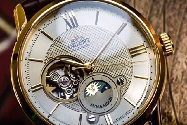 Đồng hồ nam cơ Orient Sun Moon Gen 4 RA-AS0004S10B