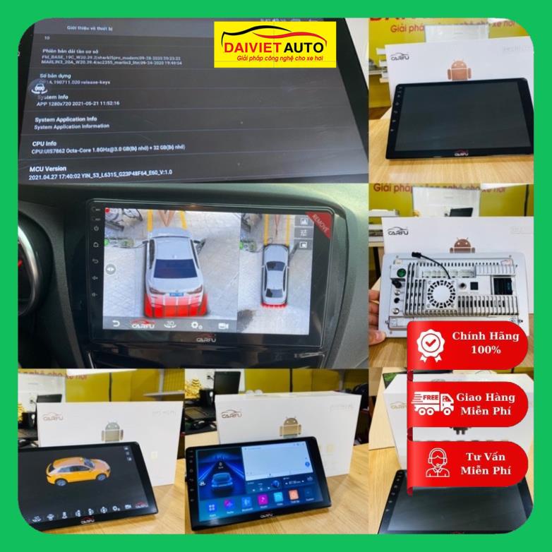 Bộ Màn Android liền cam 360 CarFu G200S ram 3/32/8 nhân chính hãng | Đại Việt Auto