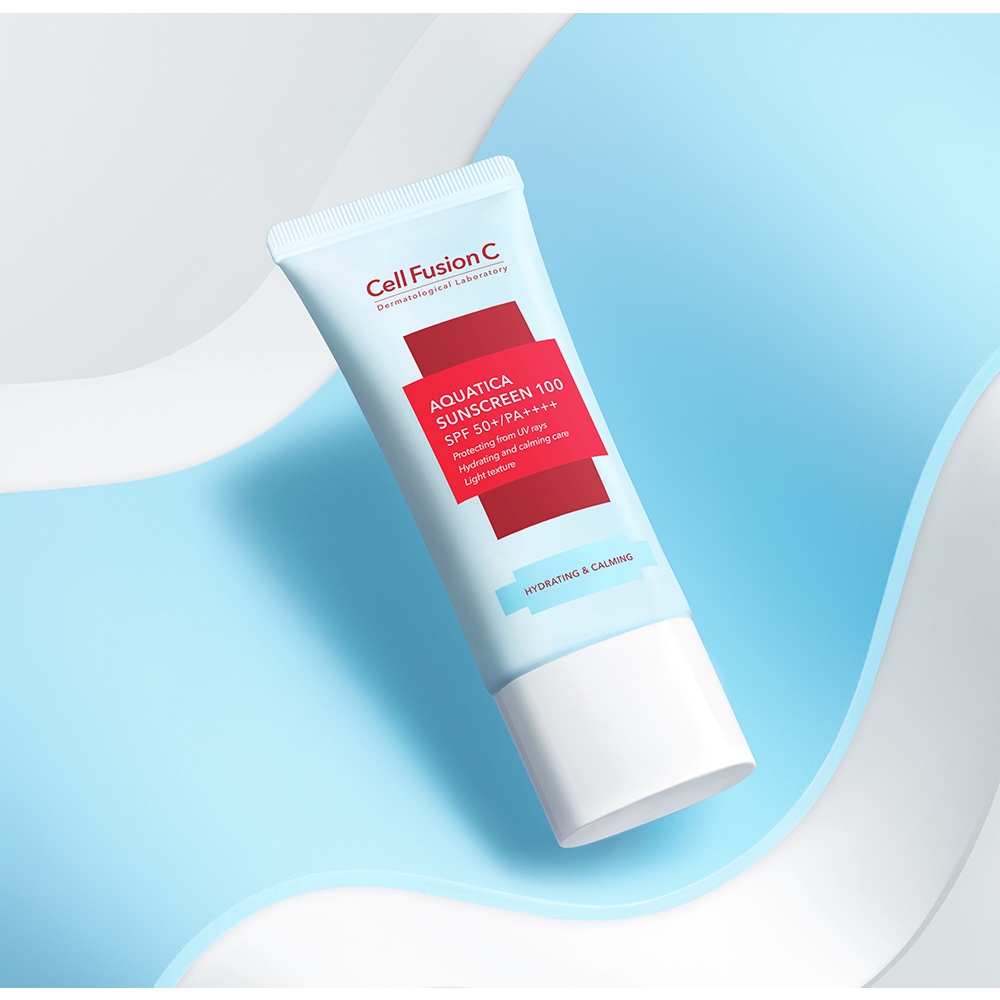 Kem Chống Nắng Cell Fusion C Cấp Ẩm Dịu Da Aquatica Sunscreen 100 SPF50+/PA++++ 50ml