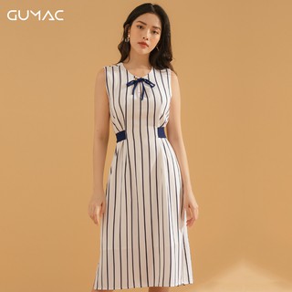 Đầm sọc suông buột dây DA746 GUMAC
