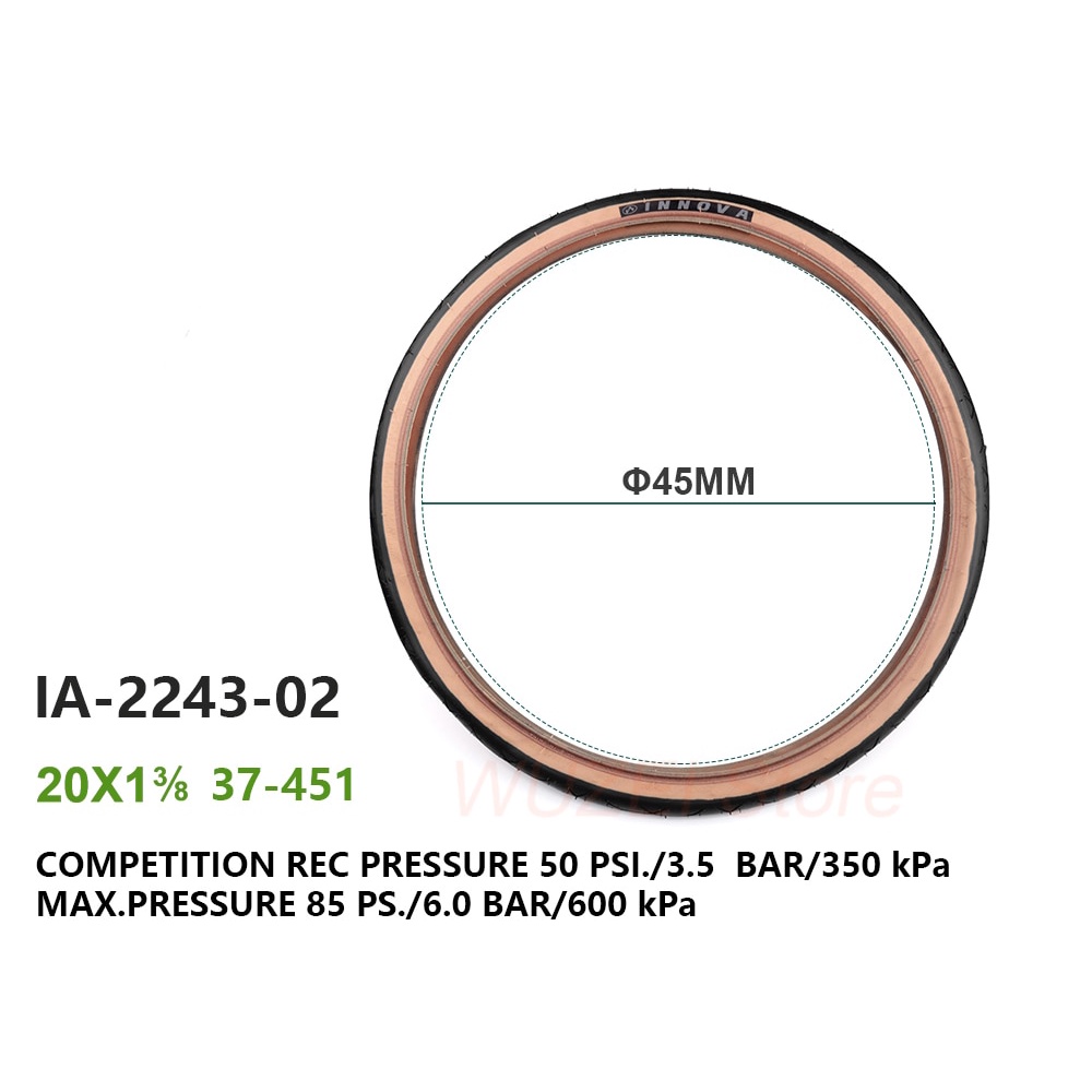 Lốp Xe Đạp Thể Thao INNOVA 16in 349 20inch 451 50 PSI