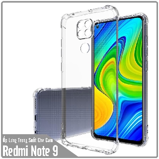 Ốp lưng cho Xiaomi Redmi Note 9 - Redmi 10X 4G TPU Trong Suốt Che Cam