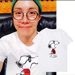 (Tặng ảnh BTS)Áo BTS J-Hope hình cún(có ảnh thật)