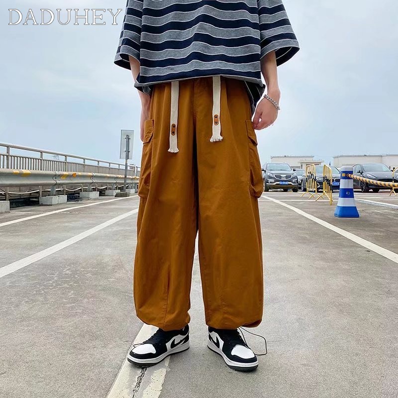 Quần Dài Dáng Rộng Ống Thẳng Phong Cách Đường Phố Hợp Thời Trang Cho Nam